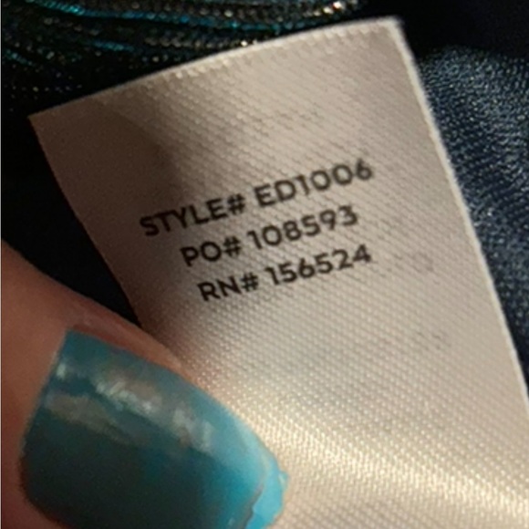 Lulus metallic teal green mini dress women’s size extra small, elegant, trending - Picture 10 of 11